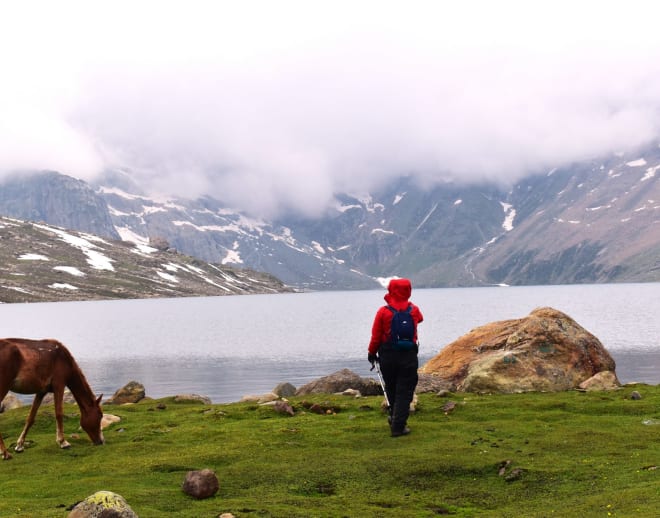 Naranag Gangabal Lake Trek, Kashmir Image